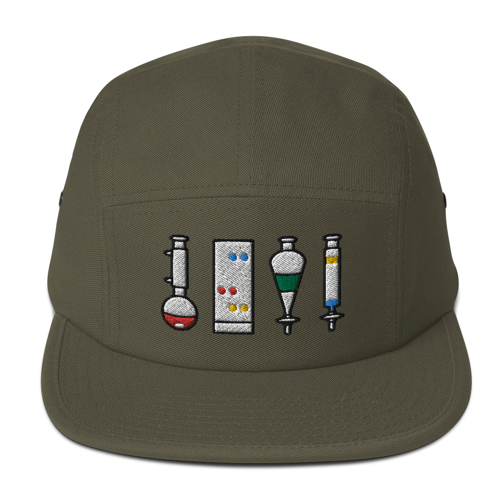 Five Panel Cap w/ OChem Lab Design