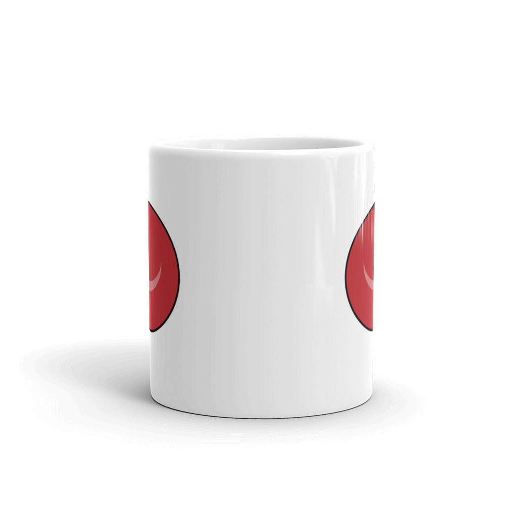 Minimalistic Red Blood Cell Mug