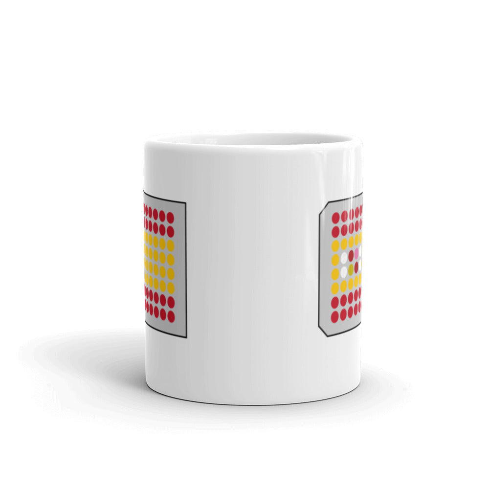 Spain Flag in a 96-Well Plate Mug