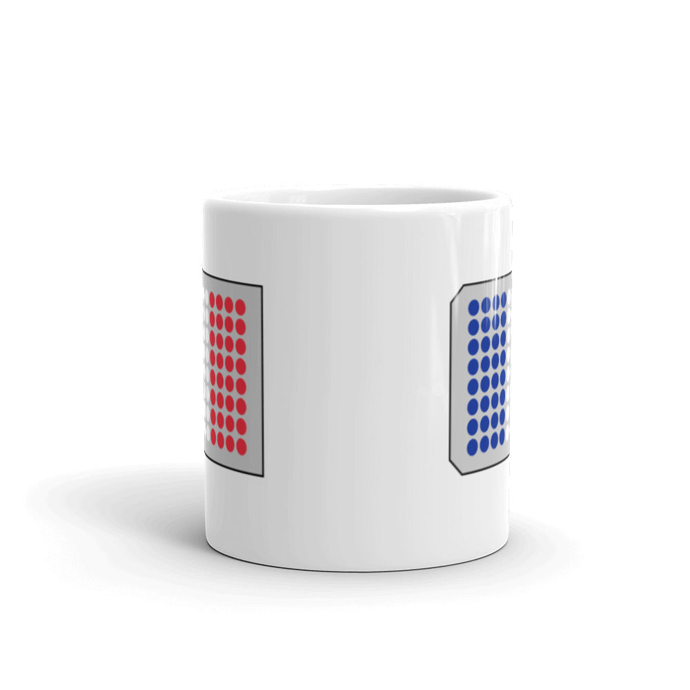 France Flag in a 96-Well Plate Mug