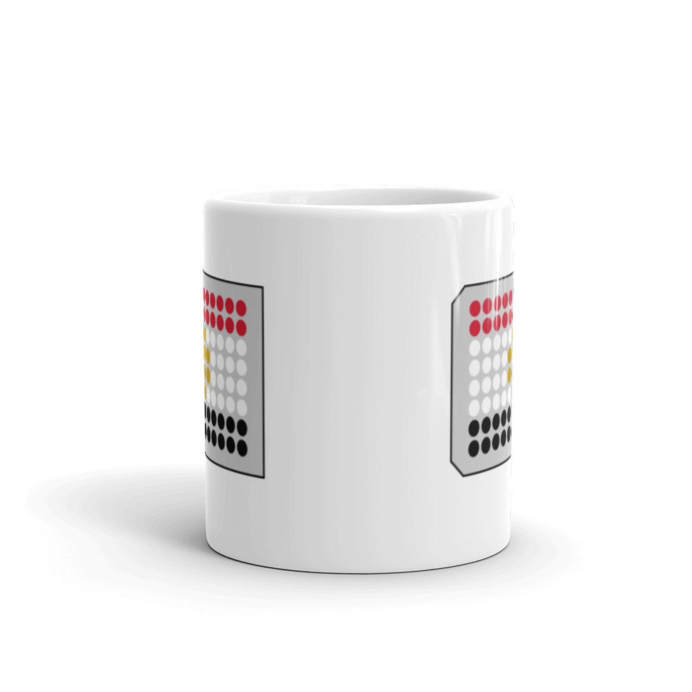 Egypt Flag in a 96-Well Plate Mug