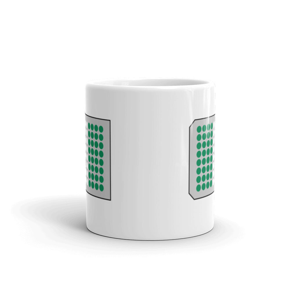 Nigeria Flag in a 96-Well Plate Mug