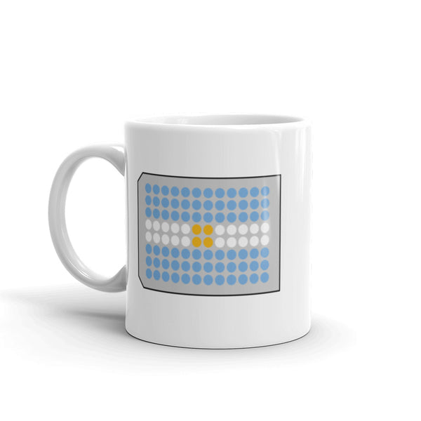 Argentina Flag in a 96-Well Plate Mug