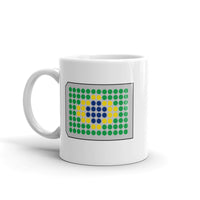 Brazil Flag in a 96-Well Plate Mug