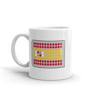 Spain Flag in a 96-Well Plate Mug