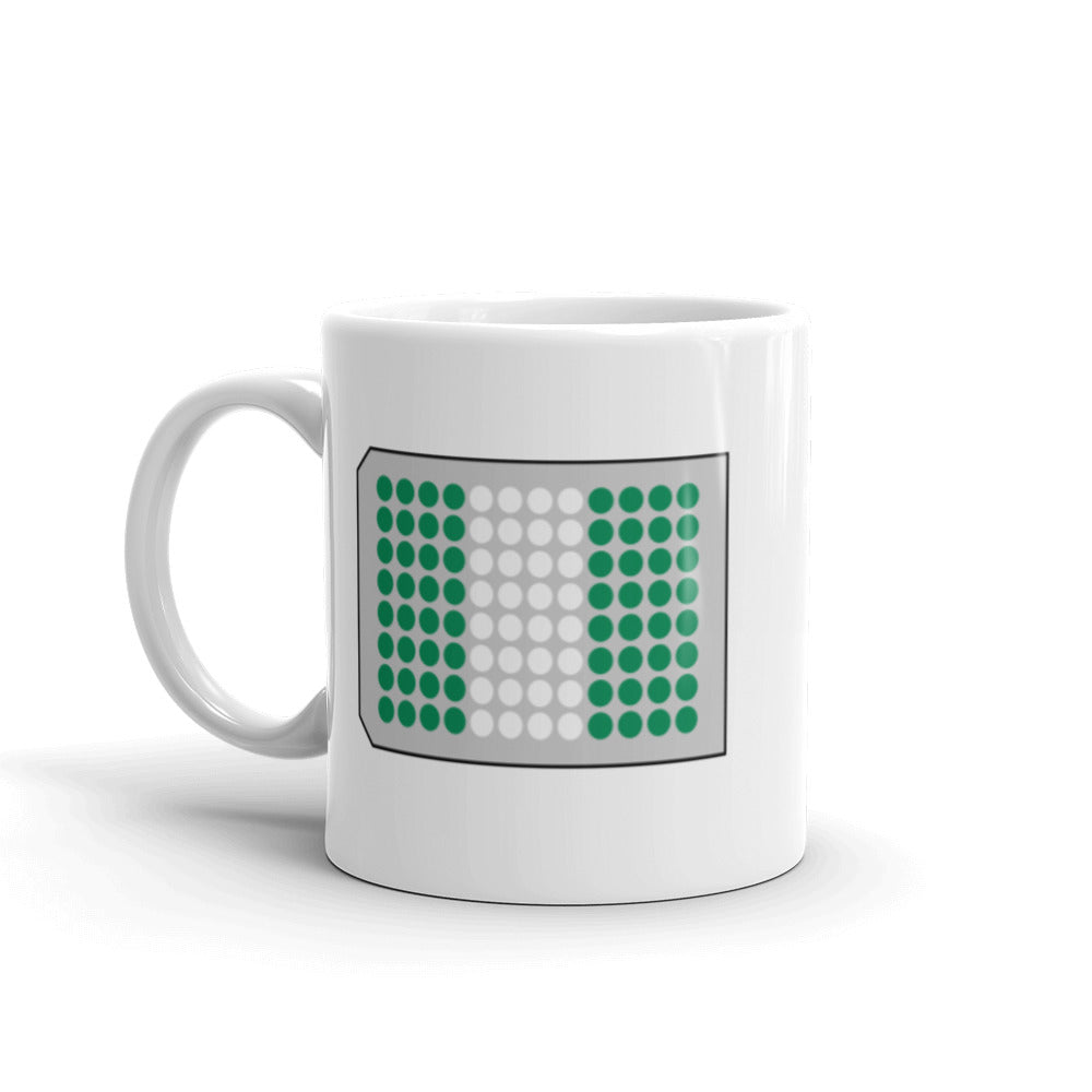 Nigeria Flag in a 96-Well Plate Mug