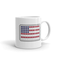 USA Flag in a 96-Well Plate Mug