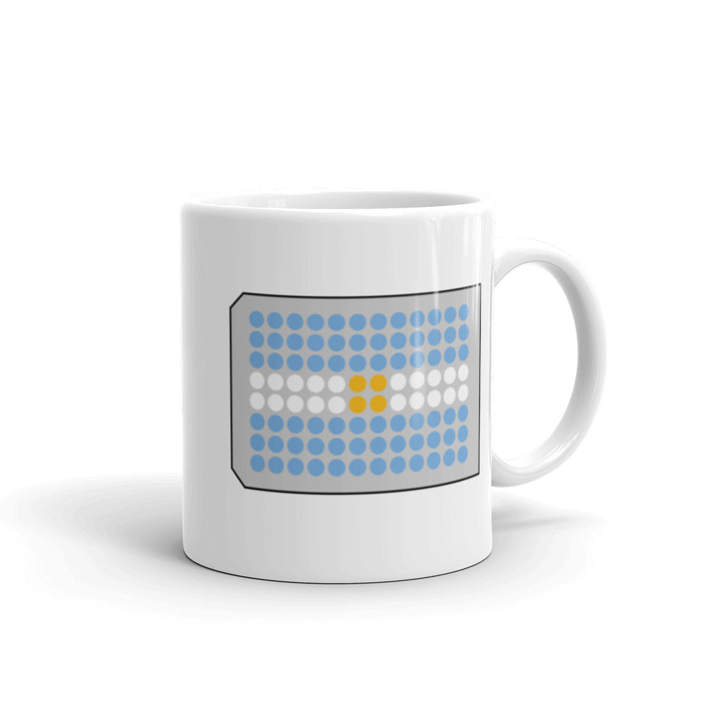 Argentina Flag in a 96-Well Plate Mug