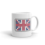 UK Flag in a 96-Well Plate Mug