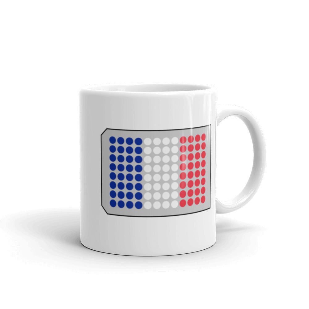 France Flag in a 96-Well Plate Mug