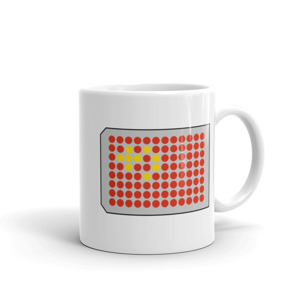 China Flag in a 96-Well Plate Mug