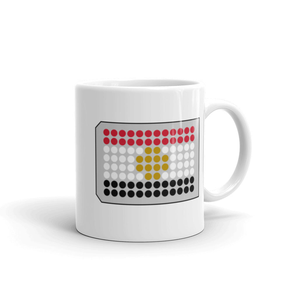 Egypt Flag in a 96-Well Plate Mug